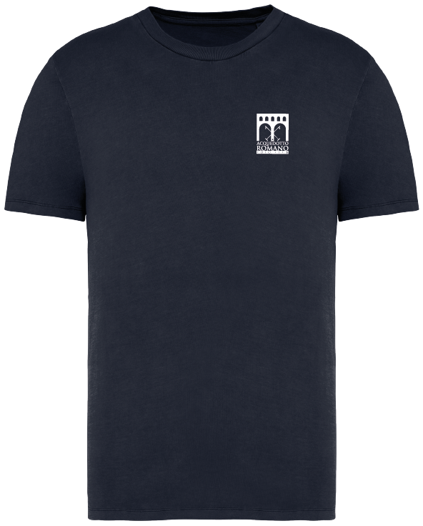 T-Shirt unisex ecosostenibile slavata vintage look