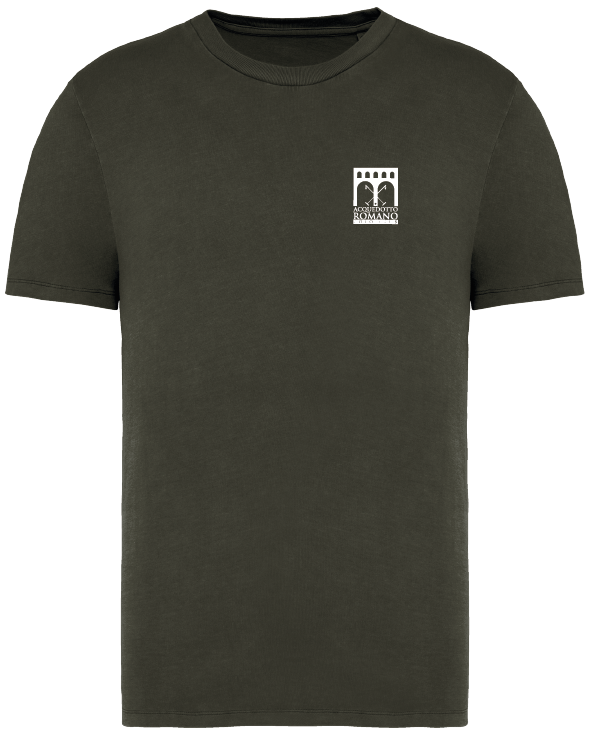T-Shirt unisex ecosostenibile slavata vintage look
