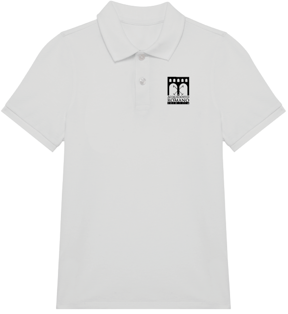 Polo bambino ecosostenibile maglia piqué