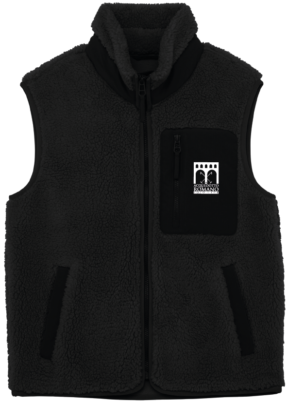 Bodywarmer unisex ecosostenibile in sherpa