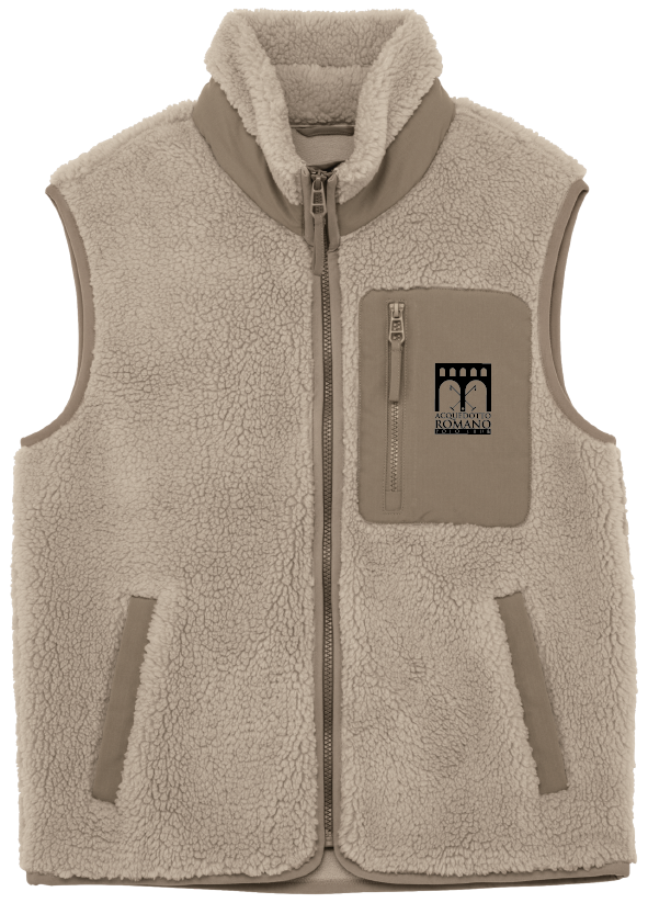 Bodywarmer unisex ecosostenibile in sherpa